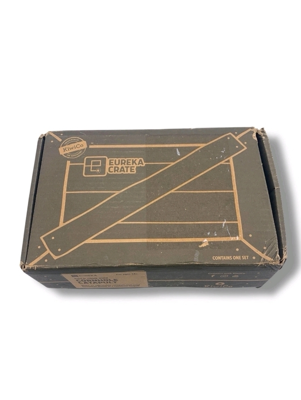 Kiwi Co Eureka Crate Cornhole Catapult Build Your Own New Retired